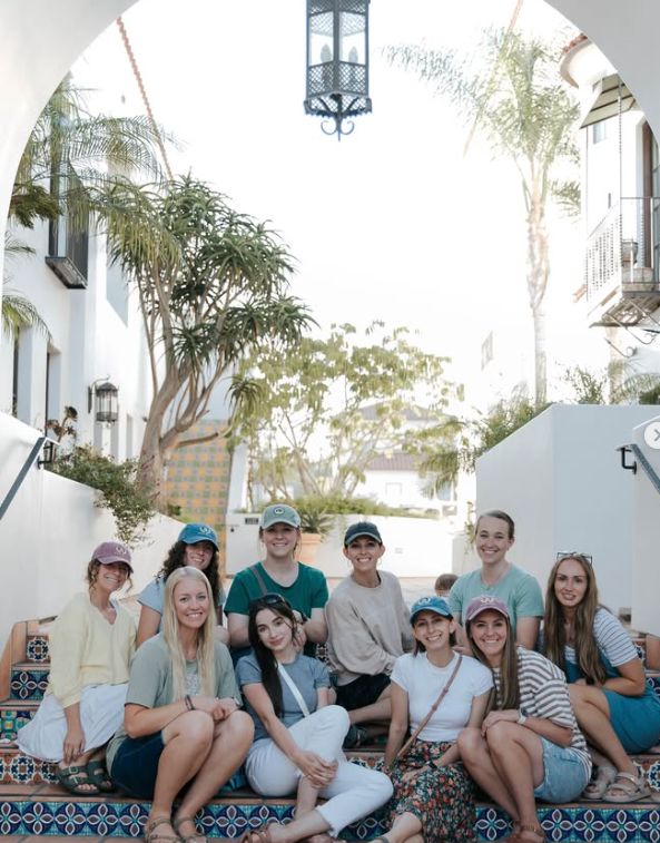 The company on a California trip